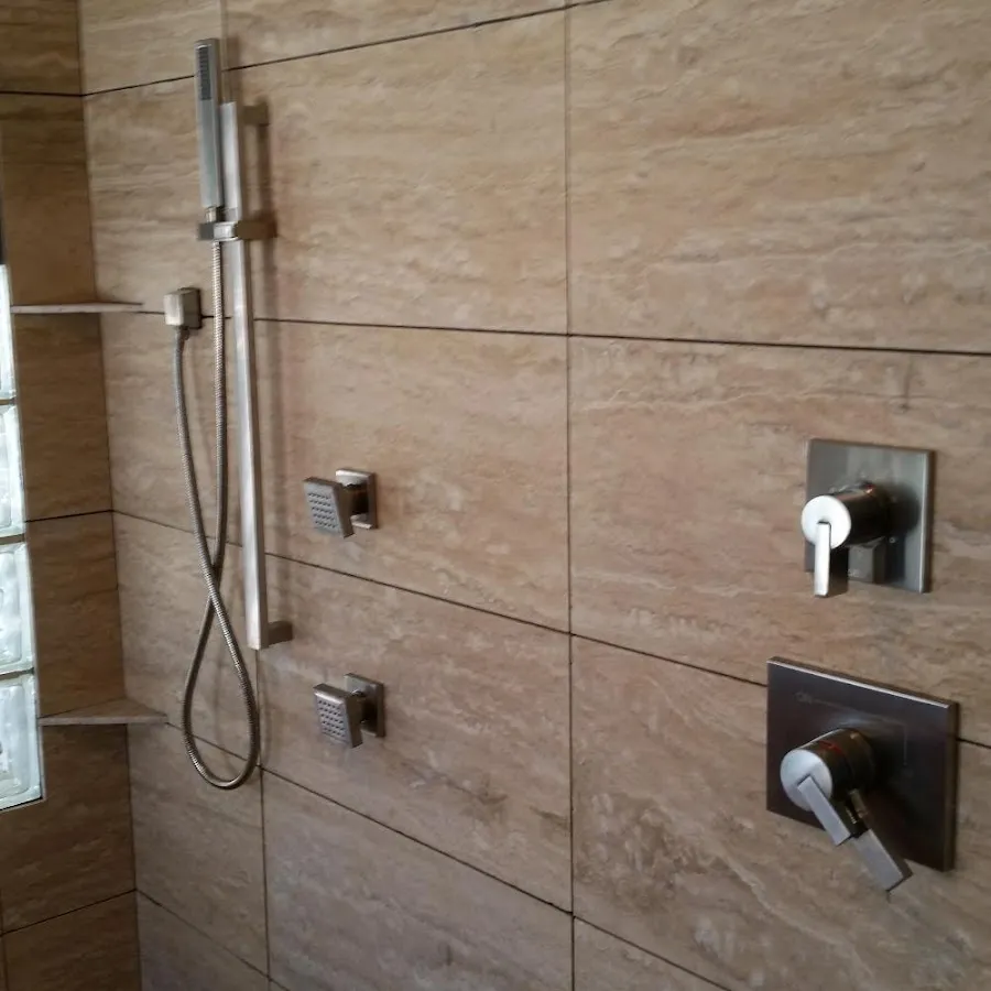 Shower fixture installation for Water Heater Replacement in Hidalgo